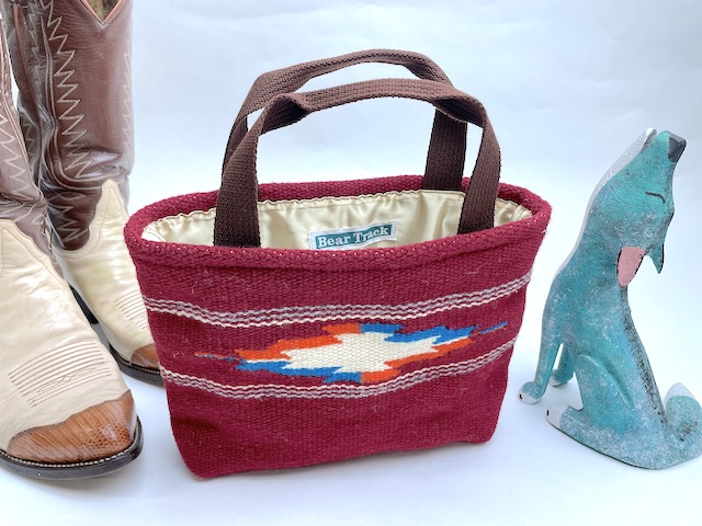 ベアトラック　オリジナル　86MT-163　小林正茂　謹製　専用ファブリック使用　ミニ・トートバッグ　カーディナルレッド