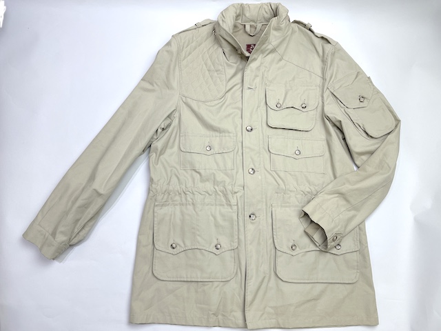 【 Pre LANDS’ END時代 1980年代中頃　アメリカ製　エンジラベル デッドストック 】　Willis & Geiger　WG-J009　#101057　ホワイトハンター（WHITE HUNTER）　サイズ42L　タン