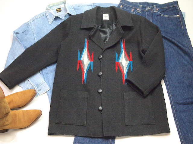 【2000年代初頭製ビンテージ】ORTEGA's　81RG-4018　チマヨジャケット　サイズ40　ブラック