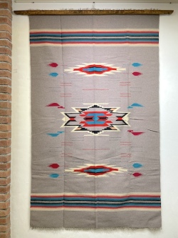 Ganscraft　1950年代後半製　デッドストック・チマヨブランケット　GB5484-003　128x210cm　ランダムヘザー