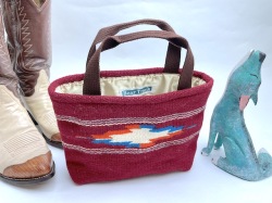 ベアトラック　オリジナル　86MT-163　小林正茂　謹製　専用ファブリック使用　ミニ・トートバッグ　カーディナルレッド