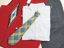 THE CHIEF WEAVERS VWT-127 1950年代後半製　ビンテージ手織りウールネクタイ　　