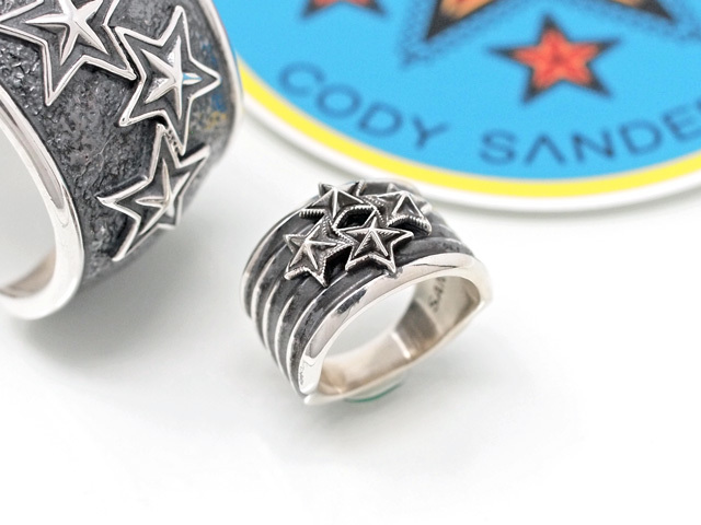 【直輸入純正品】 CODY SANDERSON コディサンダーソン 01-0291 6 ロウ・4 スターズ・スクエアリング