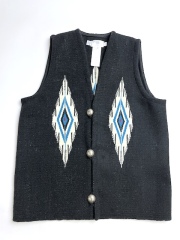 ORTEGA'S オルテガ　チマヨベストサイズ38 ORTEGA'S】(オルテガ) SQUARE FRONT CHIMAYO VEST / スクエア フロント