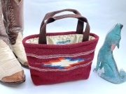 ベアトラック　オリジナル　86MT-163　小林正茂　謹製　専用ファブリック使用　ミニ・トートバッグ　カーディナルレッド