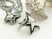 直輸入純正品 CODY SANDERSON コディサンダーソン　01-0286　スパイク・スター・スクエアリング　17号（実際のフィット感は18~19号）