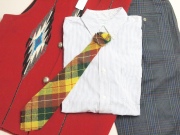 THE RIO GRANDE WEAVERS(リオグランデ・ウィーヴァーズ) VWT-125 1950年代後半製 ビンテージ手織りウールネクタイ