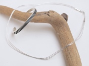 Native SilverStreams　ナバホ　リキッドシルバー・ネックレス　04-NSS-0350（ 旧 04-0175 ）　3連50cm