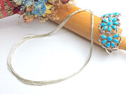 Native SilverStreams　ナバホ　リキッドシルバー・ネックレス　04-NSS-1045（ 旧 04-0091 ）　10連45cm