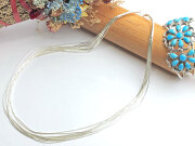 Native SilverStreams　ナバホ　リキッドシルバー・ネックレス　04-NSS-1050 （ 旧04-0092 ）　10連50cm