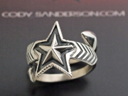 cody sanderson コディサンダーソン　デップスターリング　シルバー CODY SANDERSON コディーサンダーソン Depp Star in Ring デップ