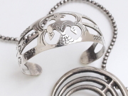 【1970年代後半製ビンテージ】 Fred Harvey(フレッド・ハーヴィー)復刻デザイン 02-0479 サンダーバード スケルトンブレスレット