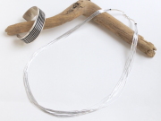 Native SilverStreams　ナバホ　リキッドシルバー・ネックレス　04-NSS-1060（ 旧04-0148 ）　10連60cm