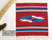 Ganscraft（ガンズクラフト）　デッドストック・チマヨブランケット　GB1515-017　38x38cm　カーディナルレッド