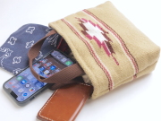 【限定生産色】ベアトラック　オリジナル　86MT-153　小林正茂謹製　専用ファブリック使用　ミニ・トートバッグ　ライトベージュ