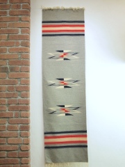 Ganscraft(ガンズクラフト) 1950年代後半製 デッドストック・チマヨブランケット GB2072-002 50x180cm ヘザーグレー