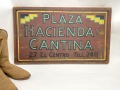 オールド・ウエスト・サイン　OWS-007　レプリカ・サインボード「PLAZA HACIENDA」