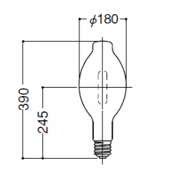 岩崎電気　FECマルチハイエース M1000LS/BH　透明形1000W