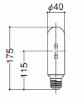 岩崎電気　FECサンルクスエース　NHT70FLS 拡散形70W【生産終了】