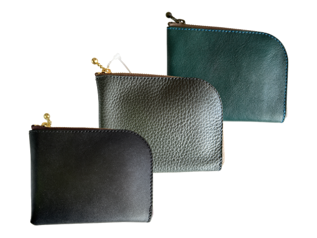 牛革製コインケース（千葉）Ｌ型