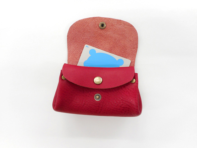 本革アコーディオンポーチ （熊本） A型 