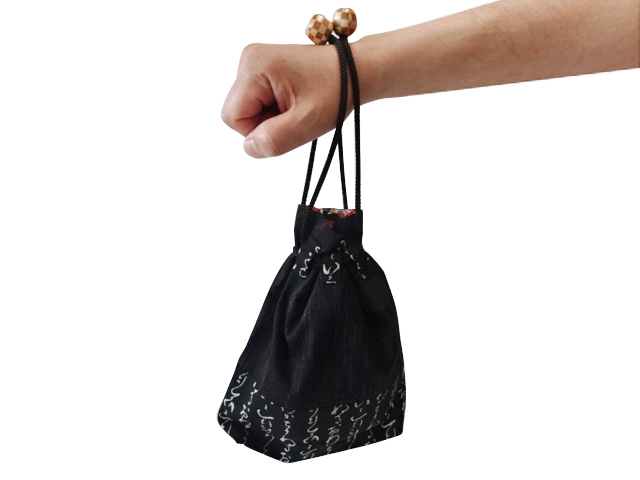 ✮607 リバティ　ヴェネツィア　エメラルド使用　ミニ巾着袋(同梱プレゼント) 伊達な巾着袋 （宮城）