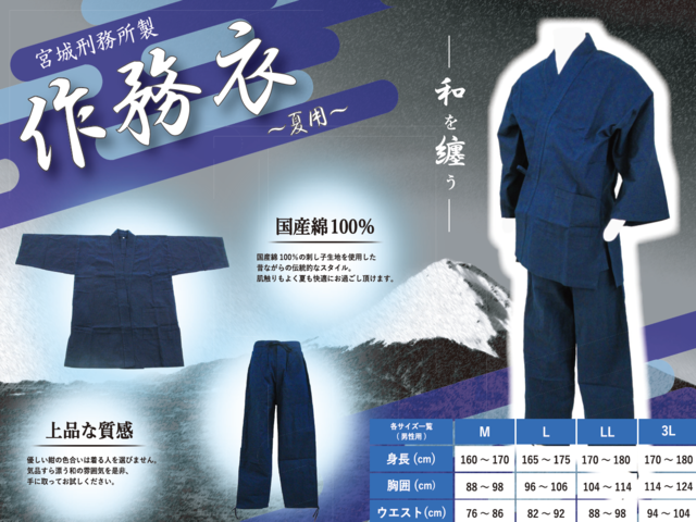 作務衣　夏　（宮城）