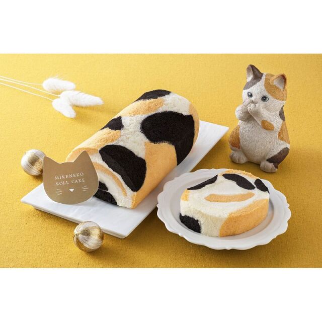 三毛猫ロールケーキ《1890-985》