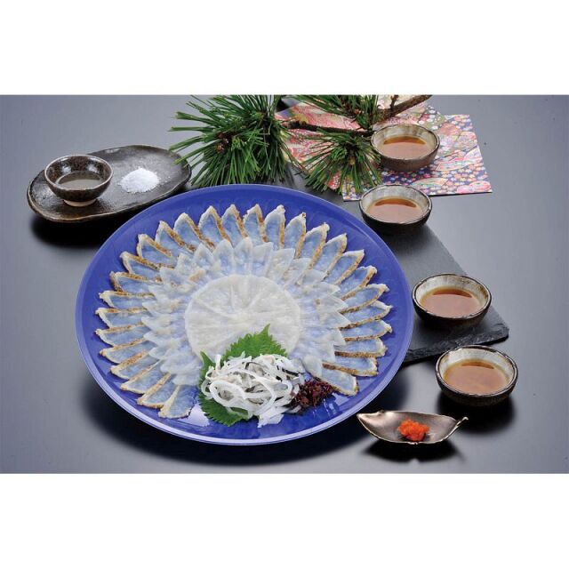 食楽庵ふる川 ふく刺三種盛り（4人前）《1895-822A26》