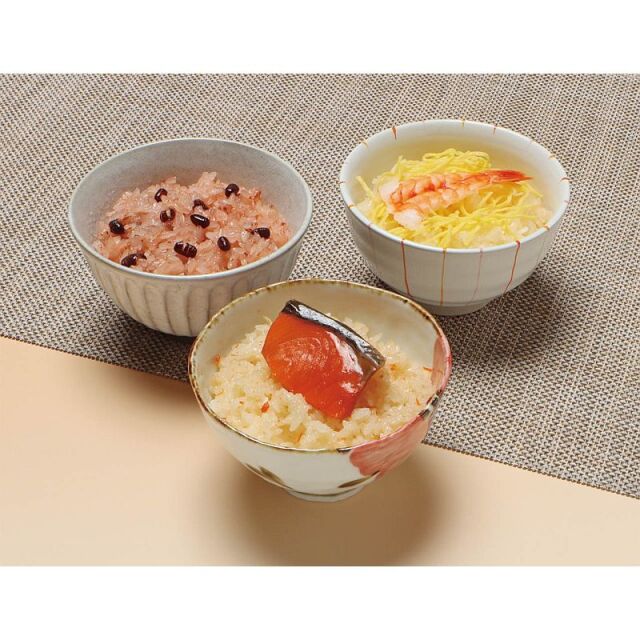 料亭一膳（赤飯・ 鮭ごはん・ちりめんごはん・ちらし寿司）