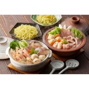 鶏白湯鍋＆海鮮ちゃんこ鍋 食べ比べセット《1896-951A26》