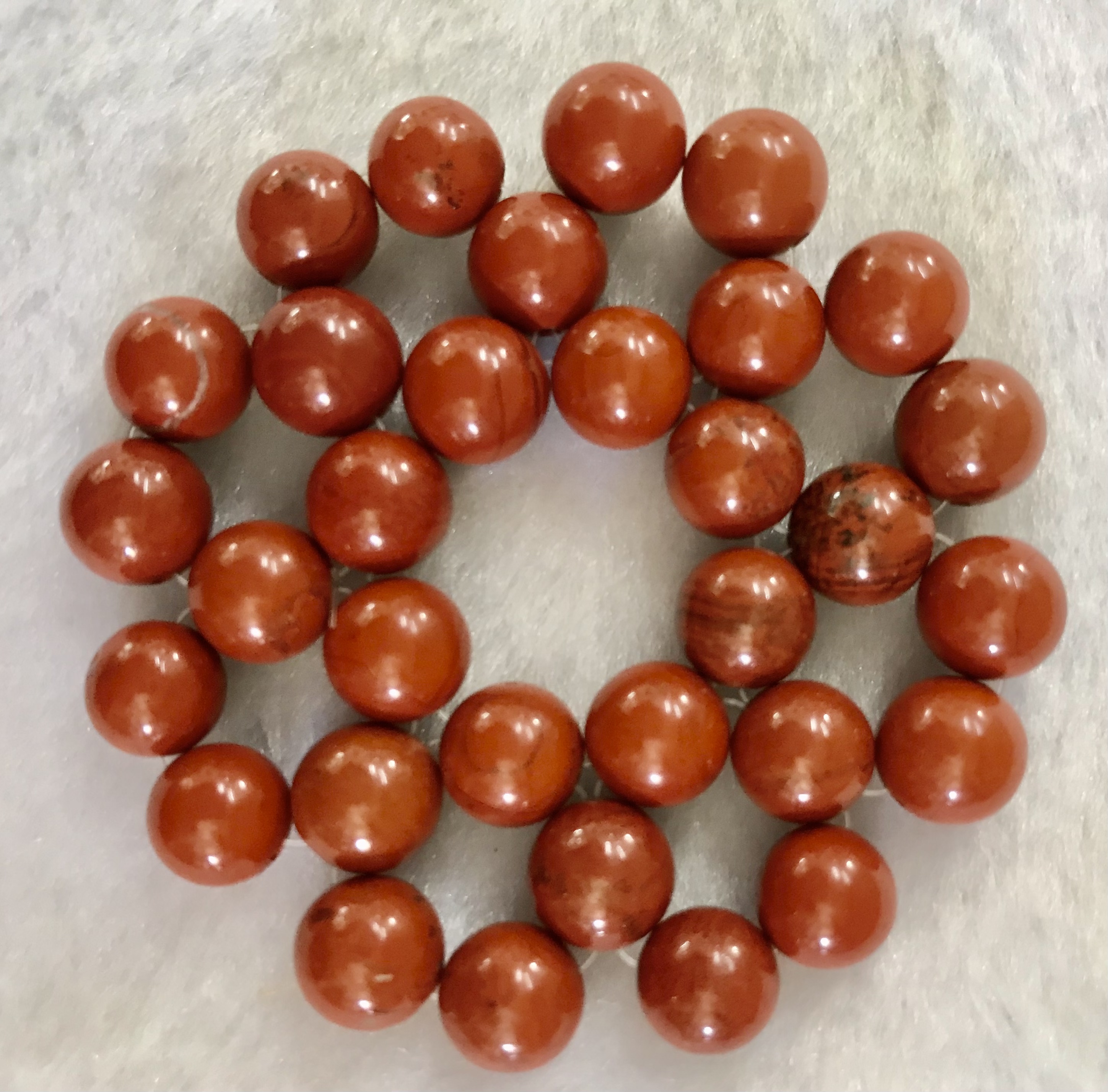 フラワーチャクラストーン （第一チャクラ・レッドジャスパー）