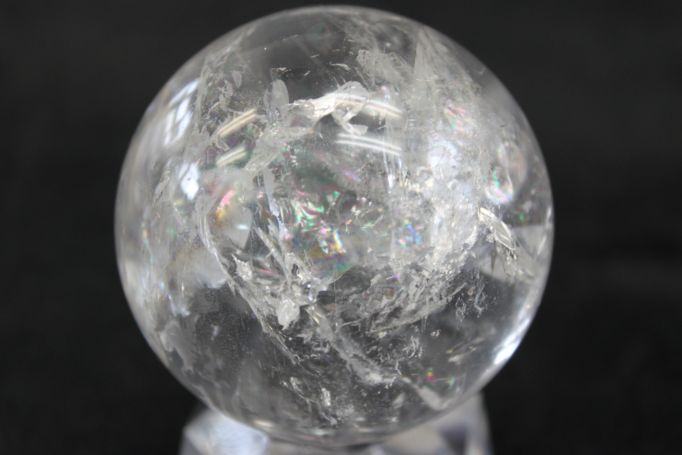 レインボー水晶　５５ミリ　