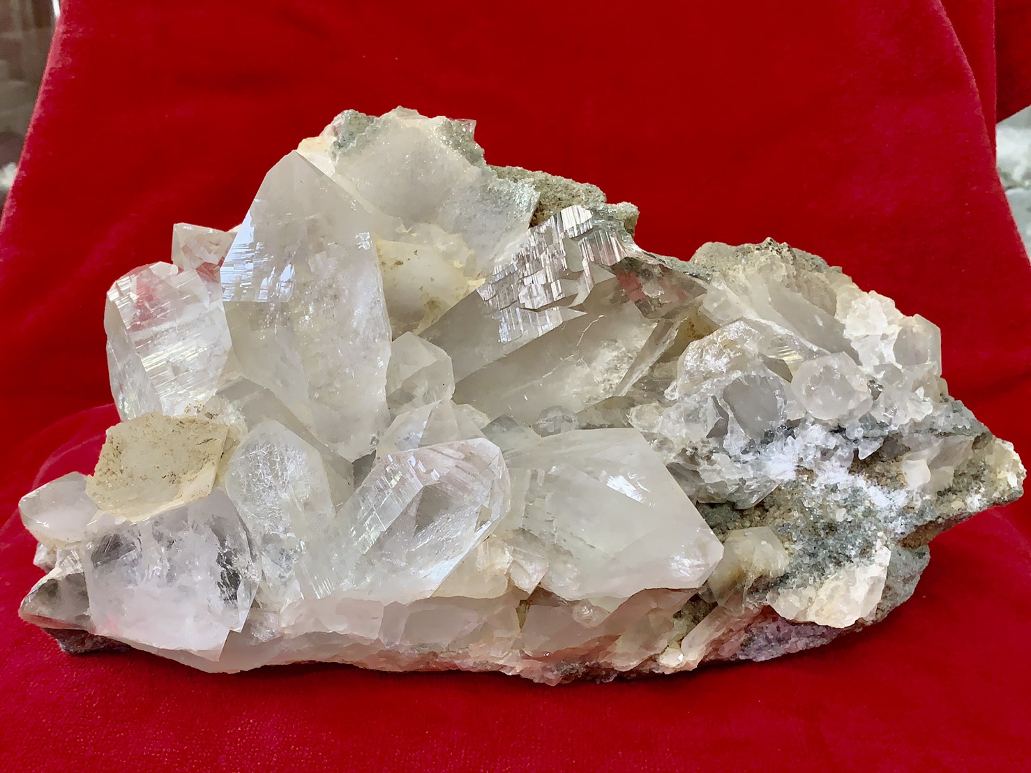 特大マニハール水晶クラスター 12.3kg (ヒマラヤ水晶)