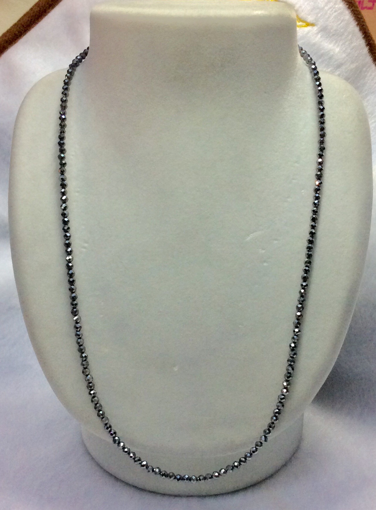 テラヘルツ鉱石ネックレス 3mm 50cm