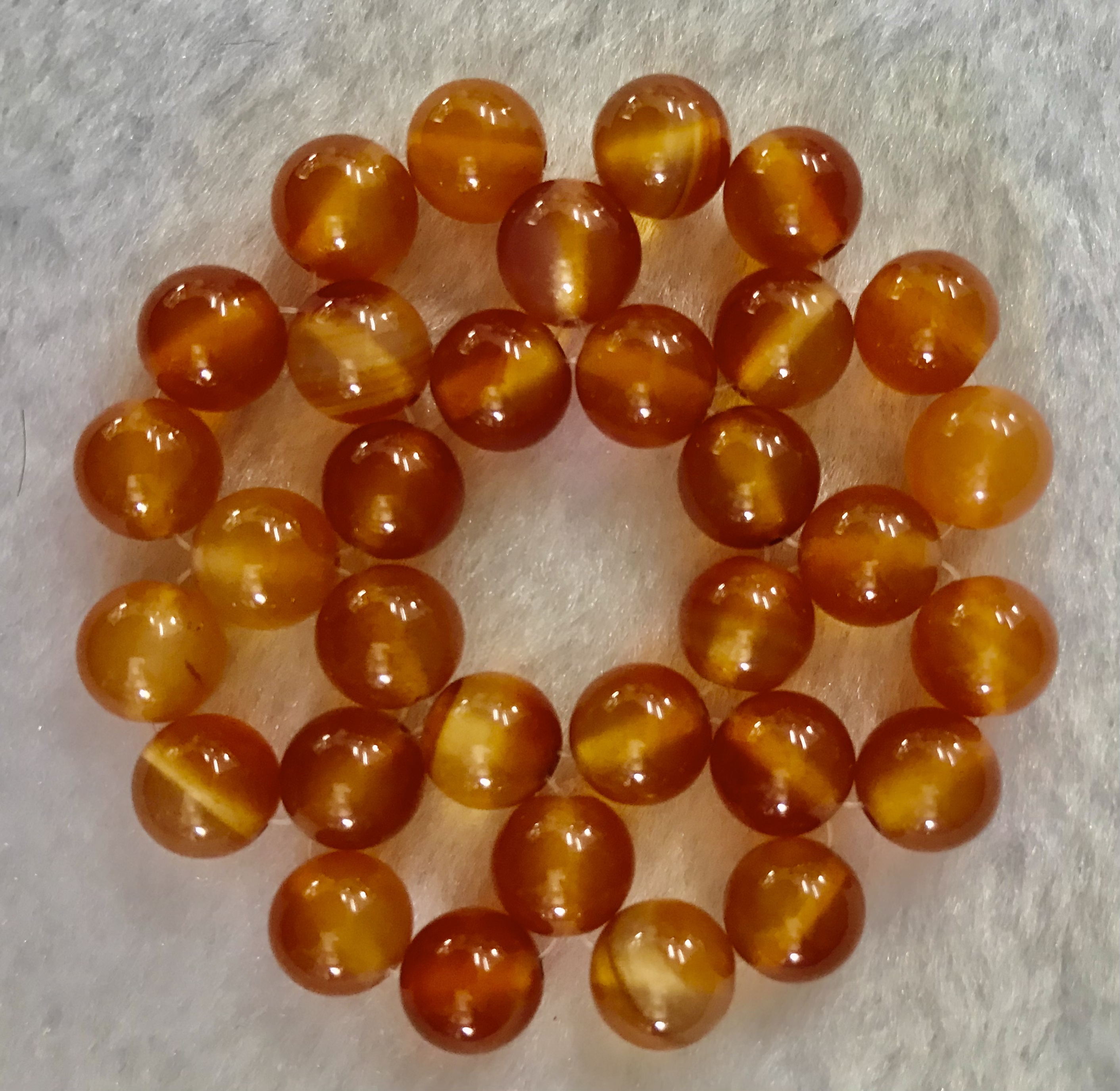 フラワーチャクラストーン （第二チャクラ・カーネリアン）