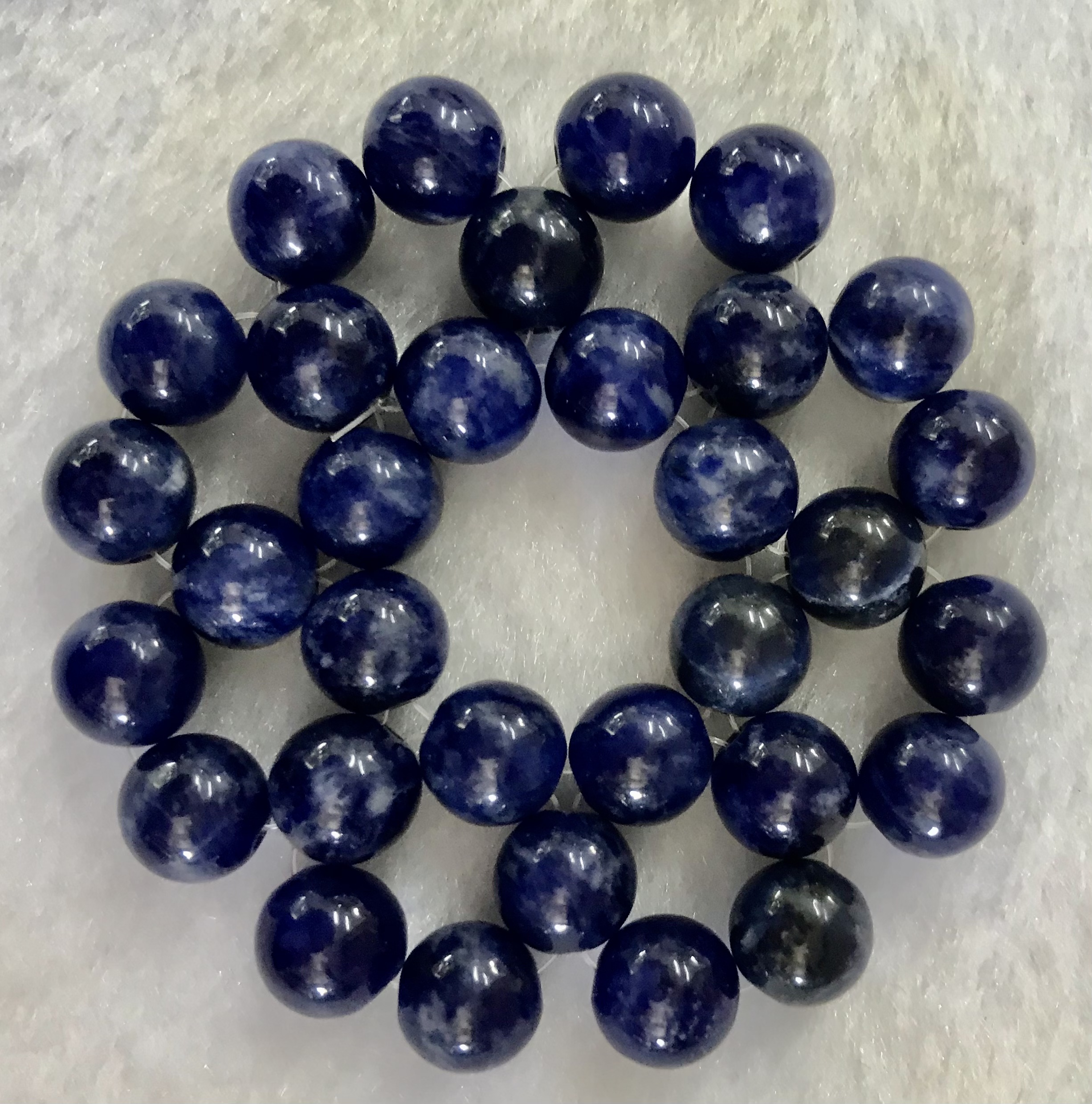 フラワーチャクラストーン （第六チャクラ・ソーダライト）