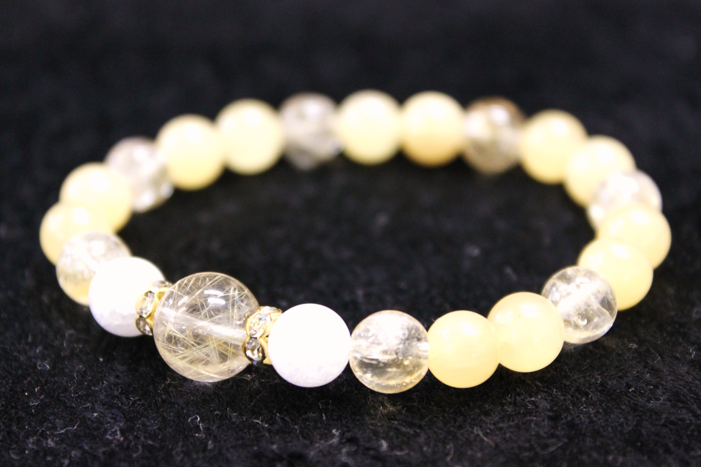 ９．ルチルクォーツ・ブレスレット