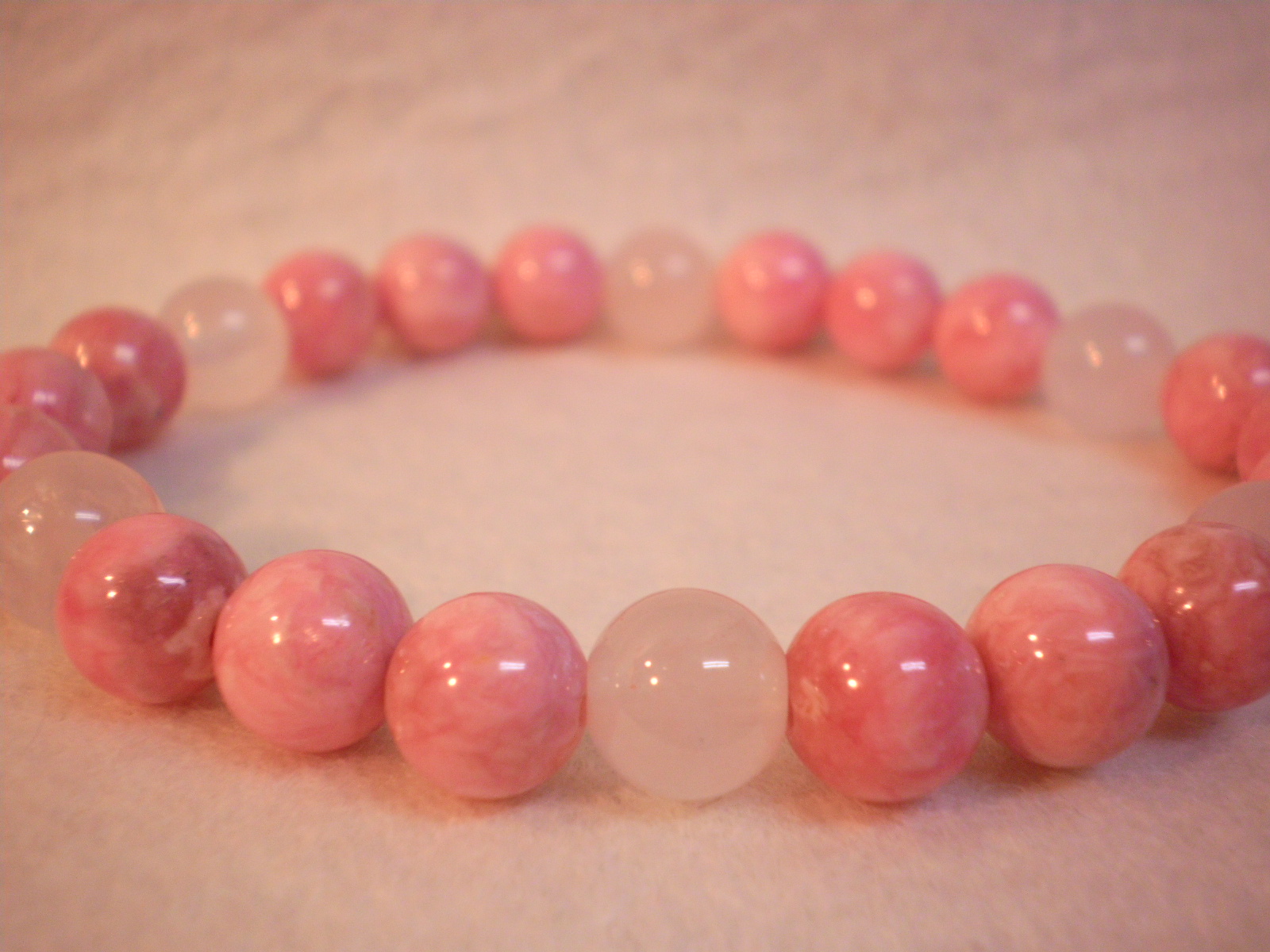 ベイビーインカローズ・ローズクオーツ・ブレスレット