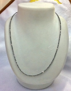 テラヘルツ鉱石ネックレス 2mm 45cm