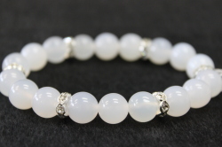 ホワイトカルセドニー　１０ミリ　