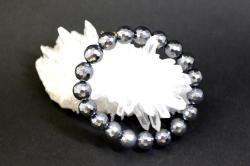 テラヘルツ鉱石 ミラーカットブレスレット１０ミリ