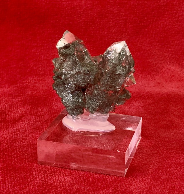 高級インド産ヒマラヤ水晶台座付き