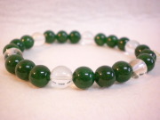 アベンチュリン・水晶・ブレスレット