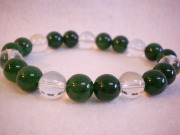 アベンチュリン・水晶・ブレスレット