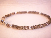 20面カット・スモーキークォーツ・ブレスレット