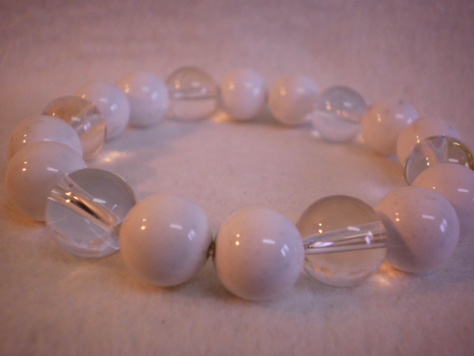 オニキス（白）・ブレスレット