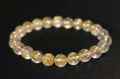 ★お買い得★ルチルクォーツ・ブレスレット　（10ミリ玉）