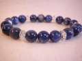 カイヤナイト・水晶・ブレスレット