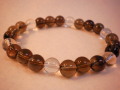 スモーキークォーツ・水晶・ブレスレット